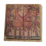 Cube en bois ancien
