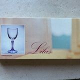 Vintage Lilac crystal cups