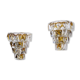 Pair of Kinkeldey appliques, 1970, Germany