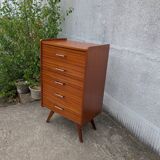 Vintage chest of drawers, high chest of drawers