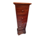 Five-drawer mahogany chest of drawers