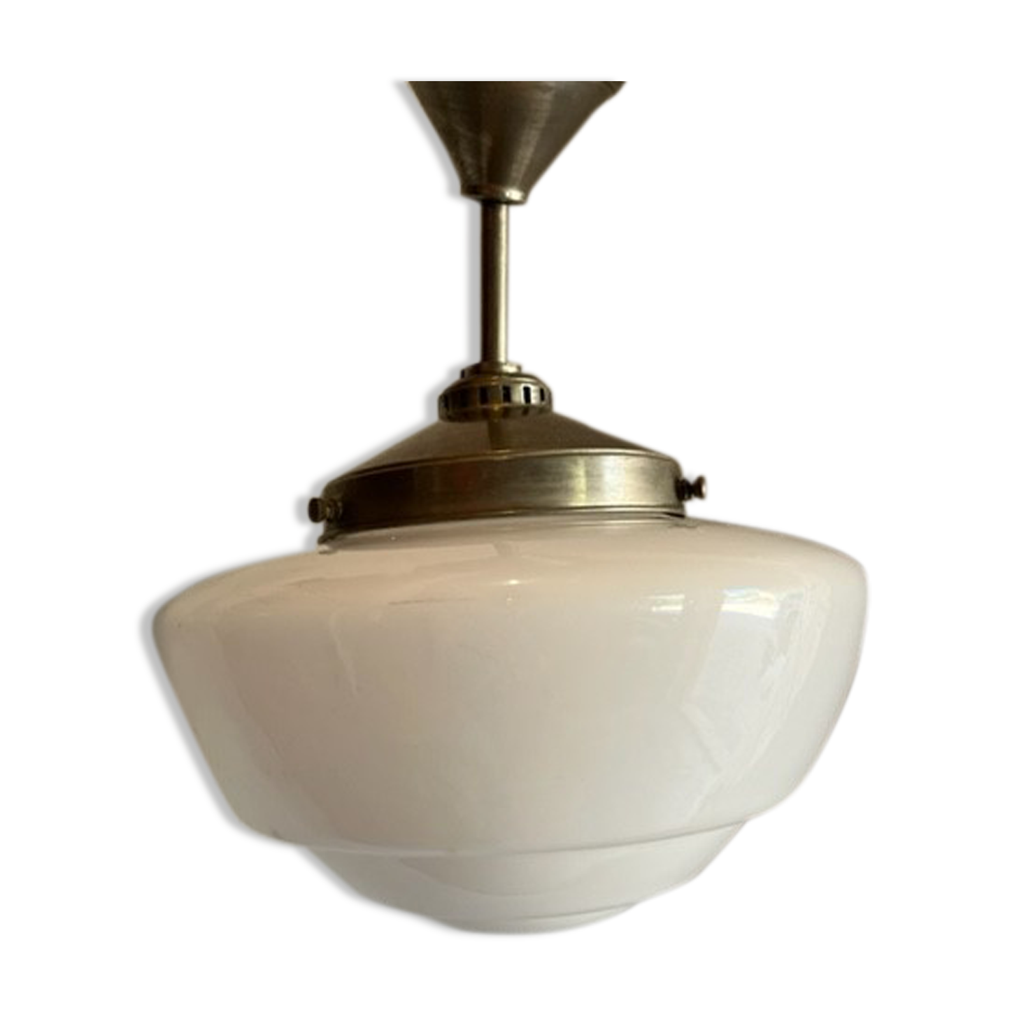 Luminaire lamp lampshade suspension vintage 1970