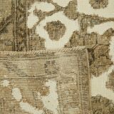 Hand-Knotted Persian Antique 1970s 298 cm x 398 cm Beige Wool Carpet