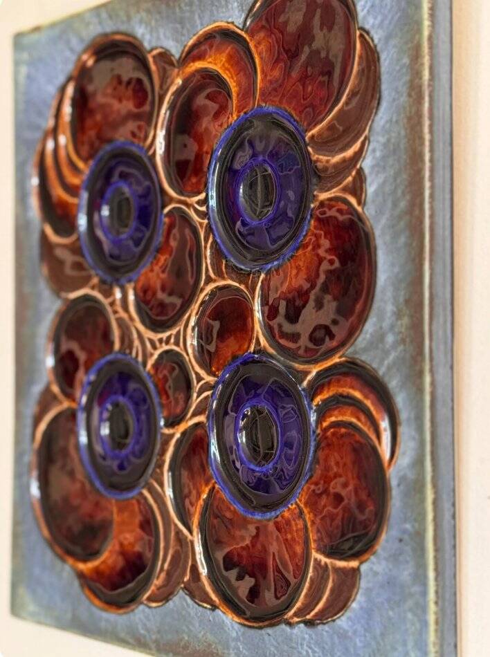 Wall relief by Olle Alberius for Rörstrand, 1960s
