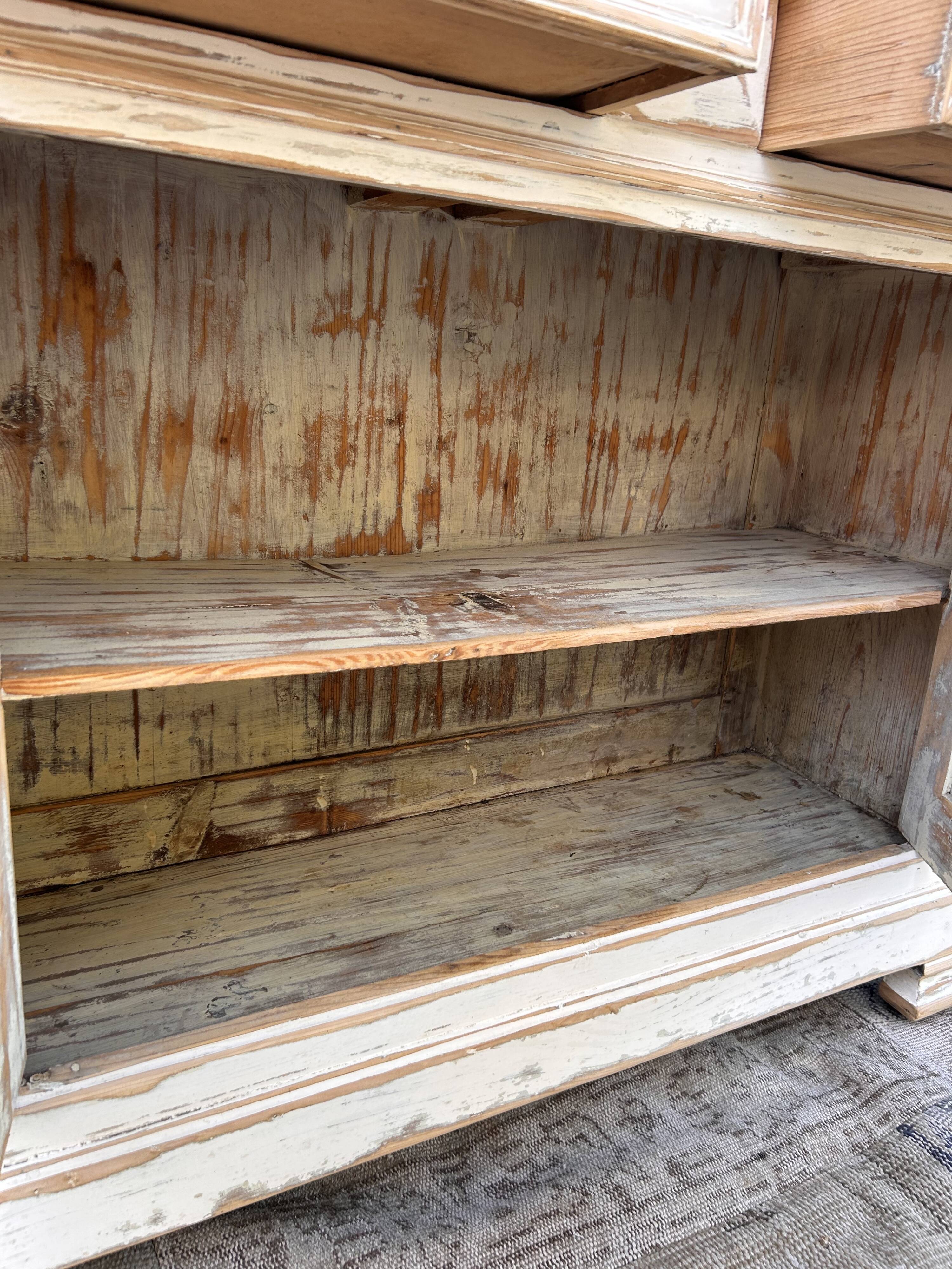 Parisian sideboard / Renovated old wooden storage unit