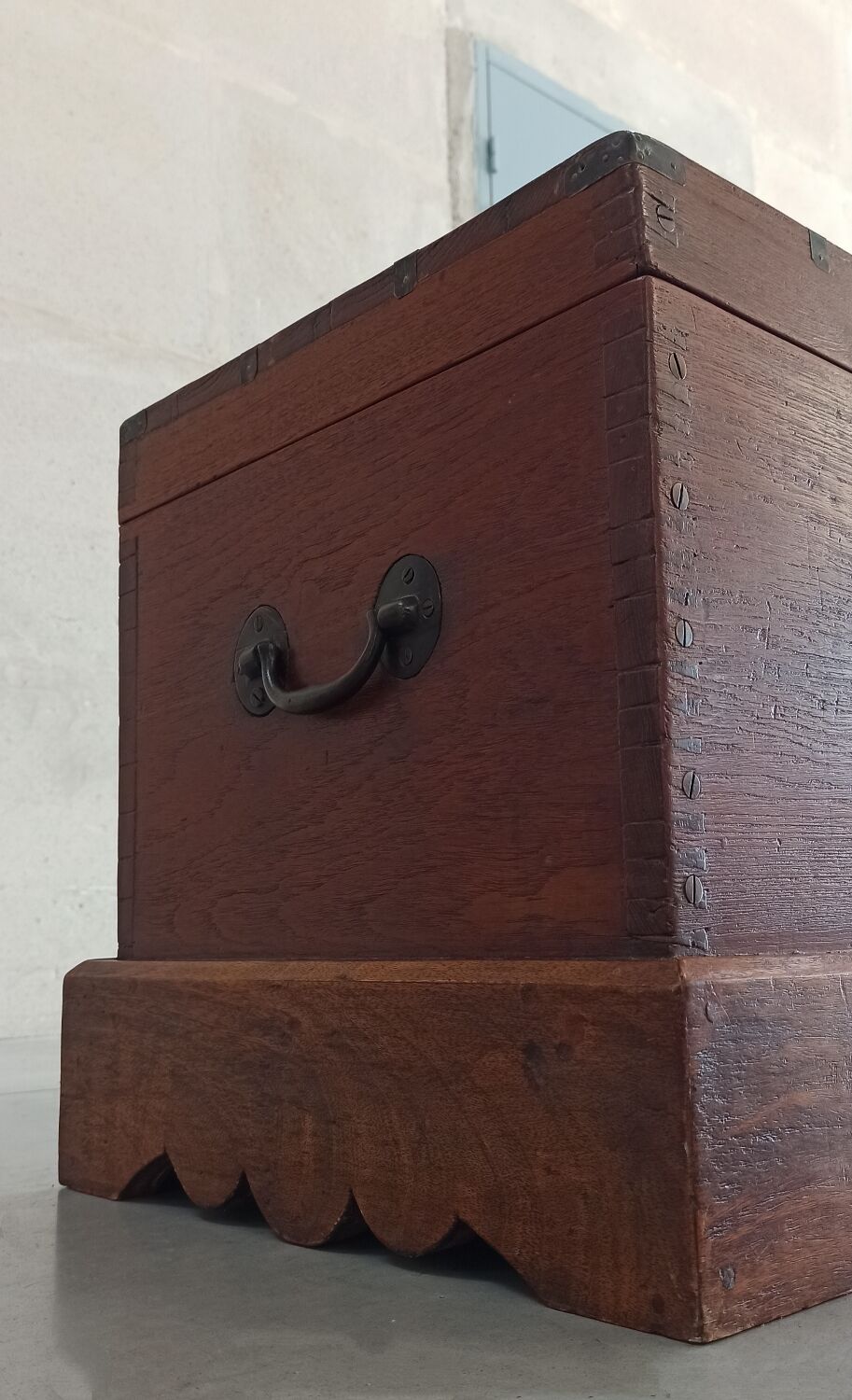 Vintage chest in exotic wood