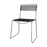 Black vintage scoubidou chair