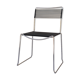 Chaise « scoubidou » vintage noire