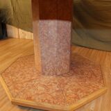 Table de salle a manger en placage de marbre