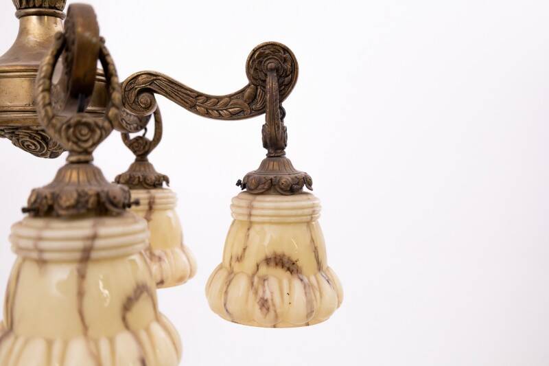 Chandelier from Poland, 1940s