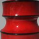 Modern German Red Ceramic Vase, 1960s