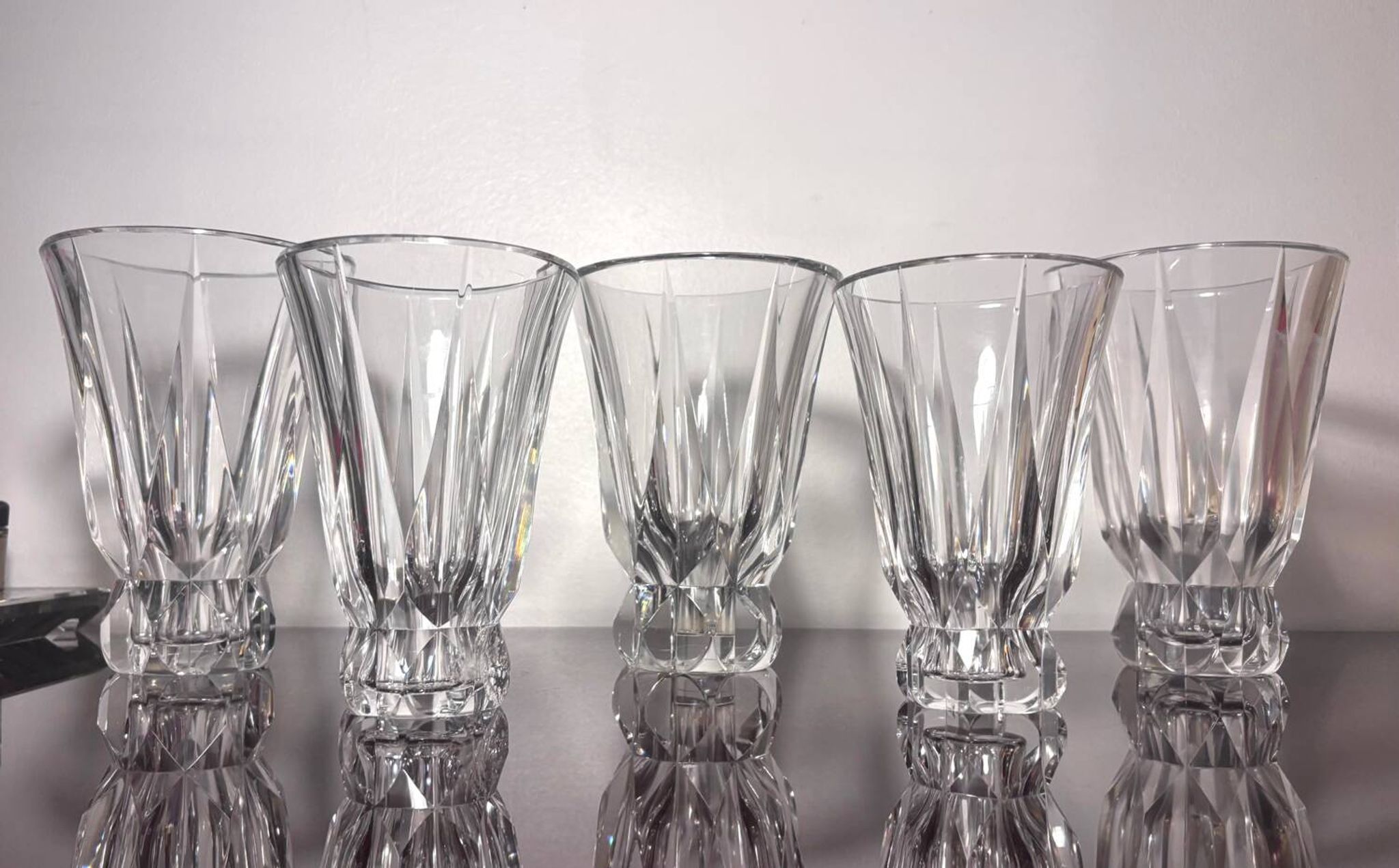 Collection of 5 Vases Saint Louis