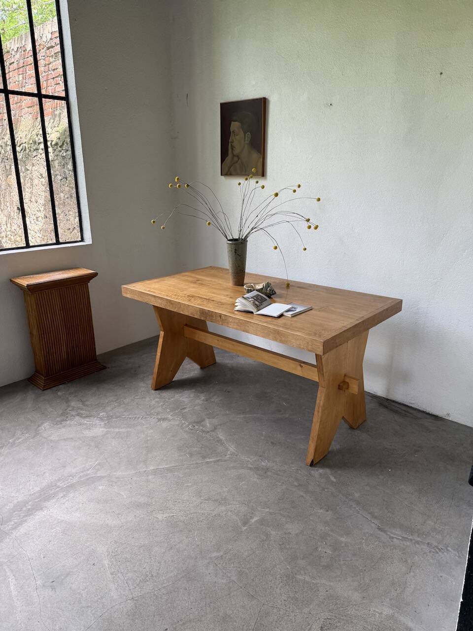 1950s beech mountain furniture table