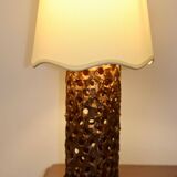 Paire de lampes de table brutalistes