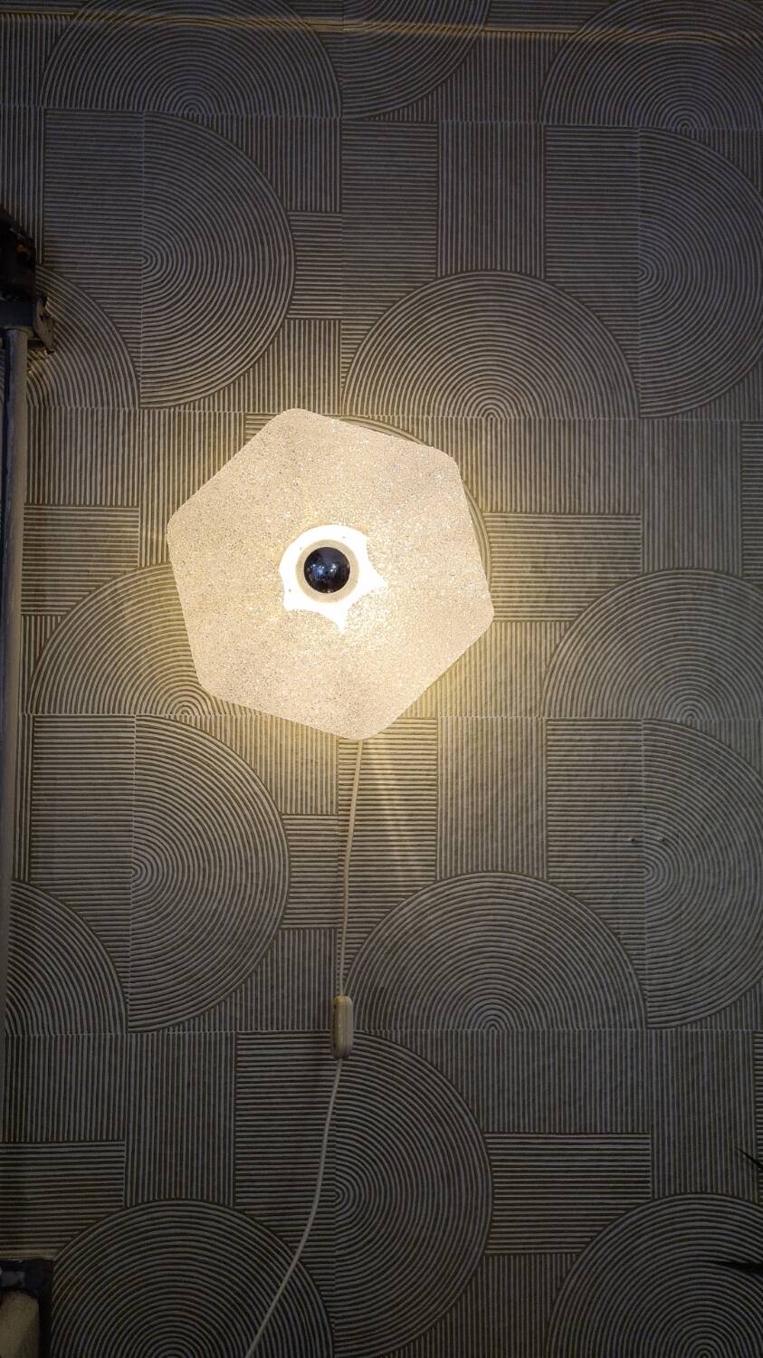 Italian space age wall light
