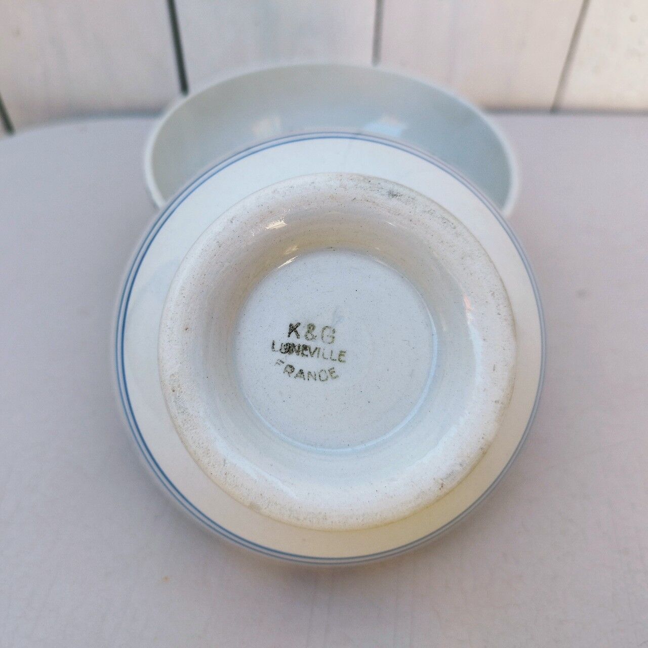 Pair Bowls Keller and Guerin Faïence Luneville