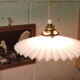 Old pleated opaline hanging