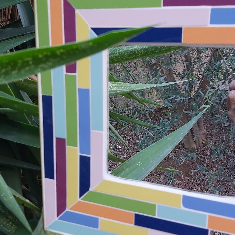 Mirror tiled - 32x33cm