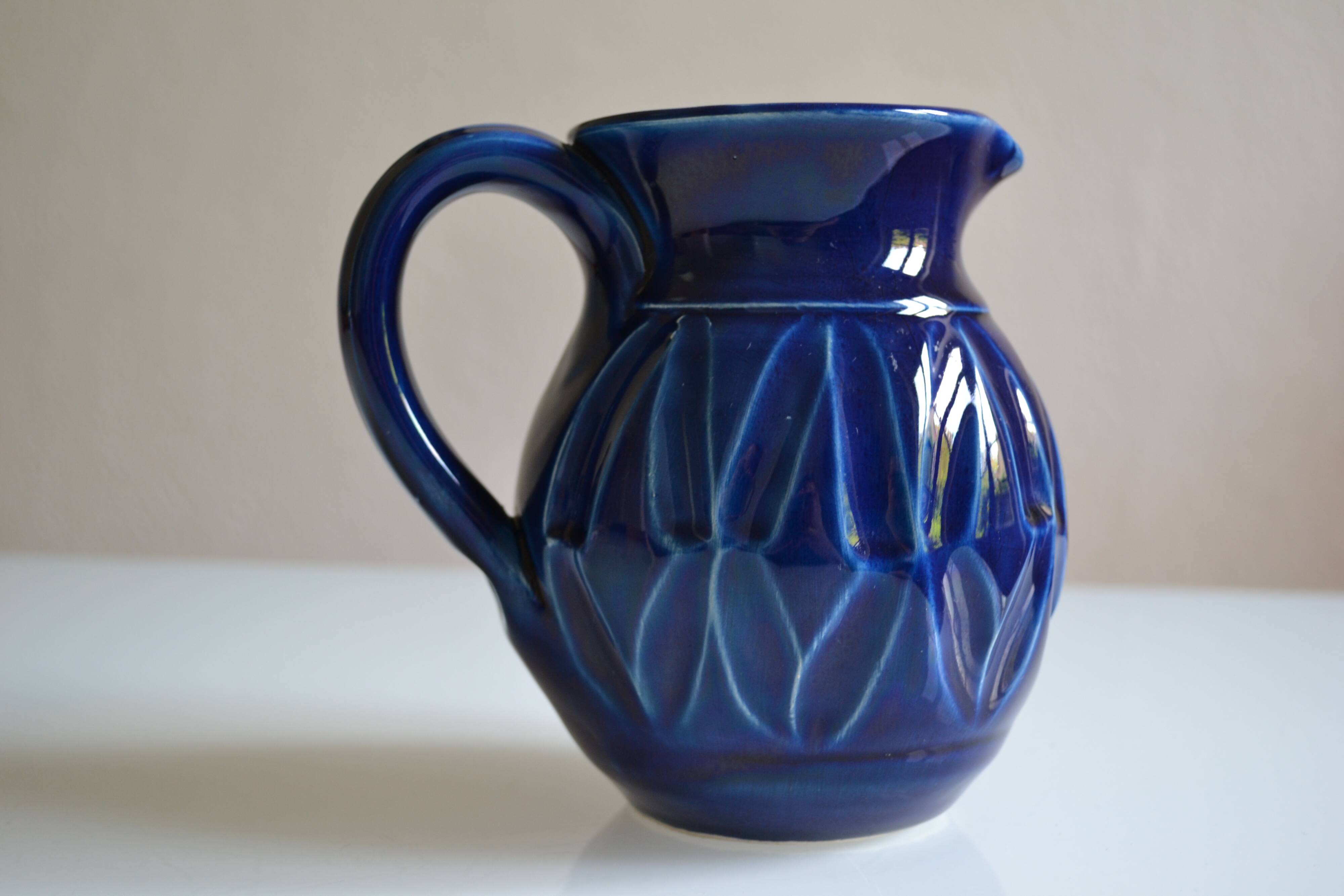 Roland Zobel (1945-2004) The Cyclades Glazed ceramic pitcher Anduze 1970