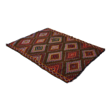 Anatolian handmade kilim rug 243 cm x 180 cm