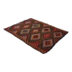 Anatolian handmade kilim rug 243 cm x 180 cm