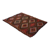 Anatolian handmade kilim rug 243 cm x 180 cm