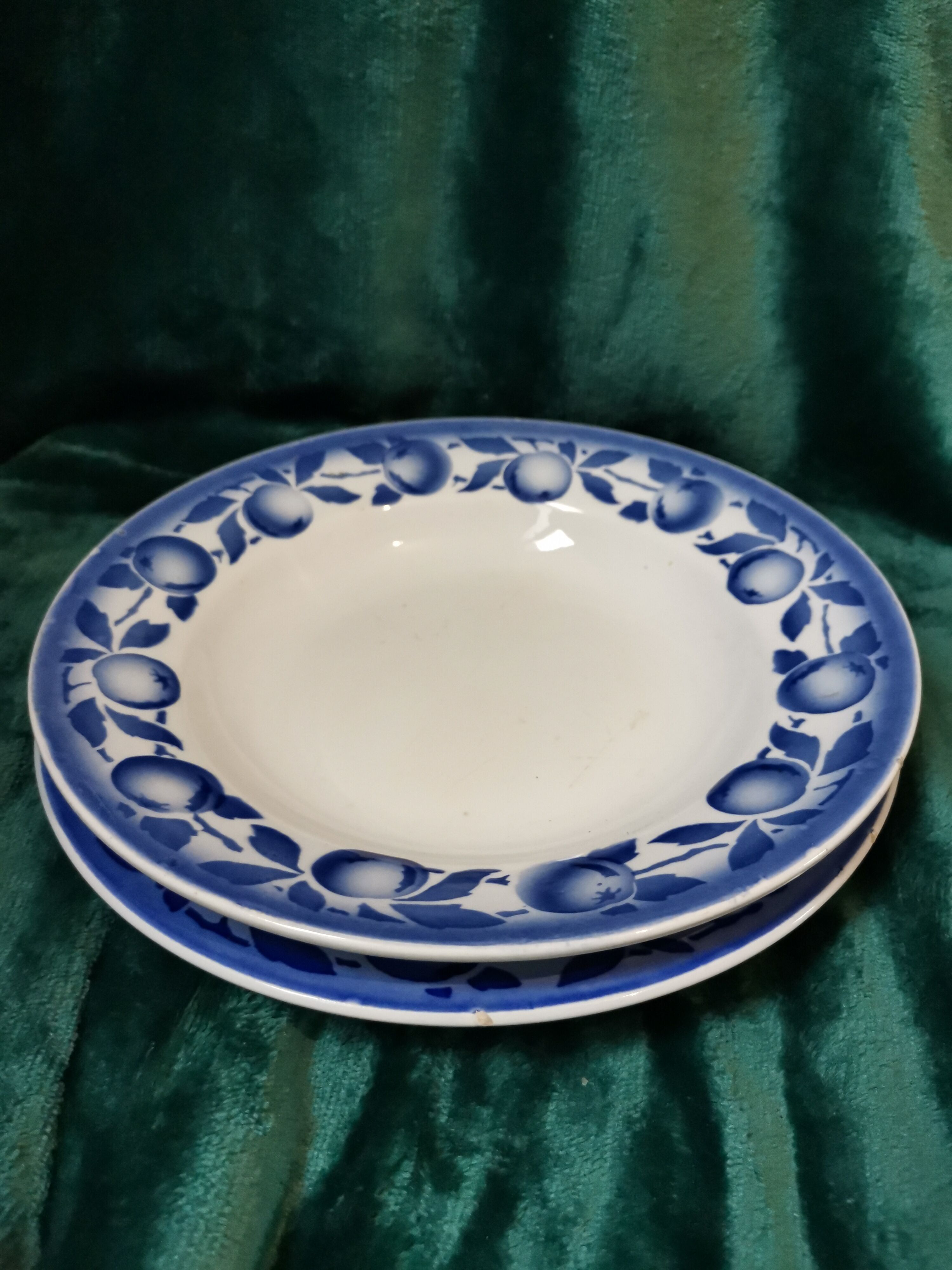 Duo plates flat and hollow apple Saint-Amand