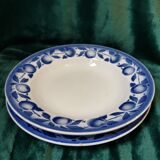 Duo plates flat and hollow apple Saint-Amand