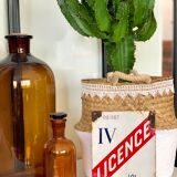 Old enamelled plate license IV