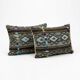Set of 2 vintage kilim cushion covers 36x51 cm