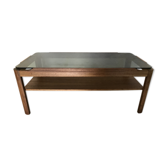 Coffee table vintage teak Scandinavian design