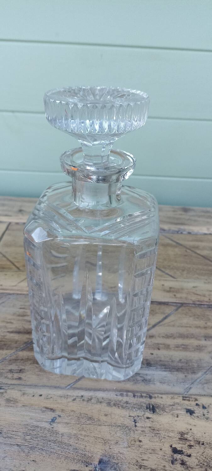 Crystal whisky carafe