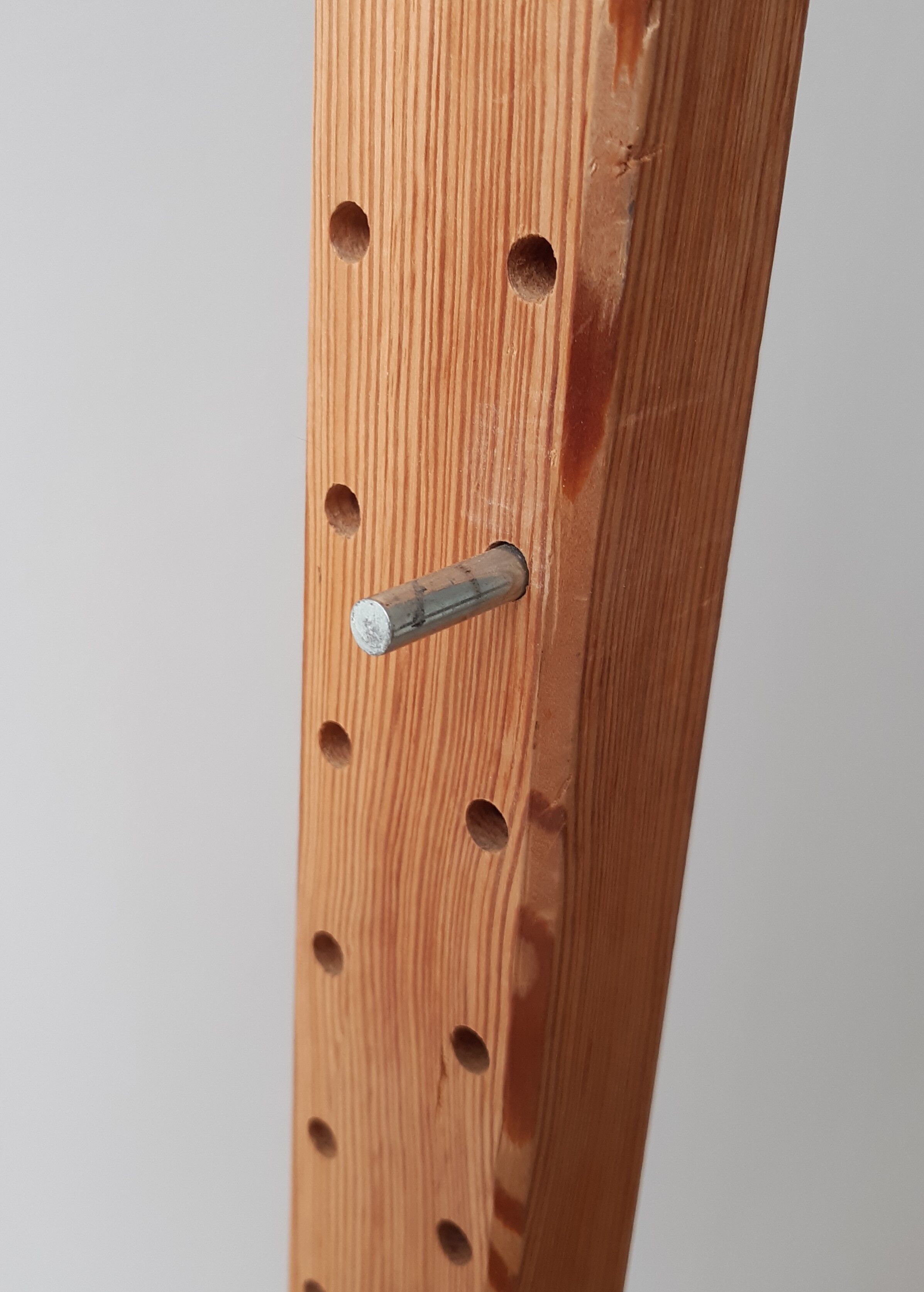 Pine shelf, Scandinavian style Lundia, vintage 70s