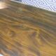 Pair of solid cherry wood farmhouse benches, 1950/60