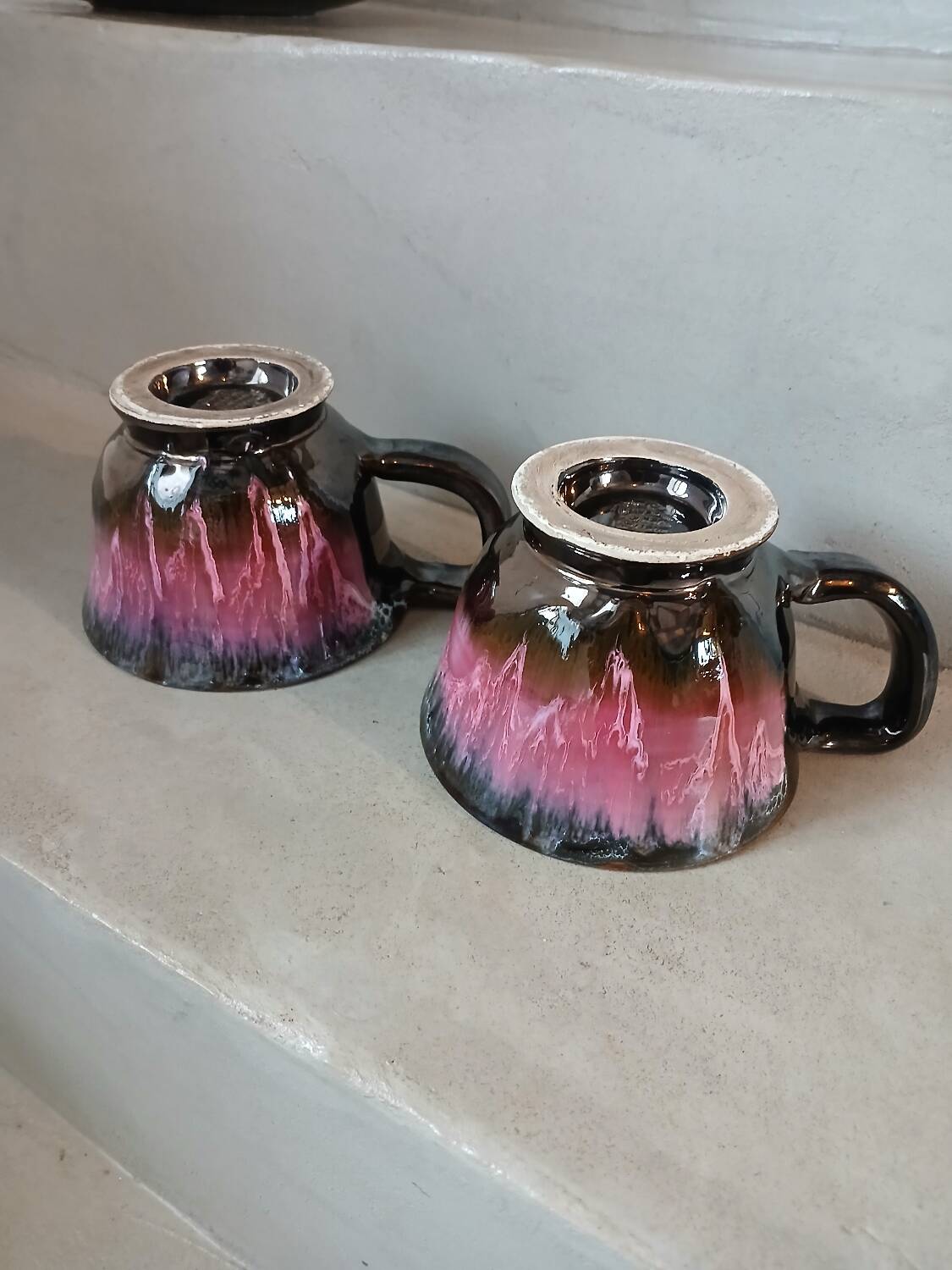 2 vintage cups and saucers