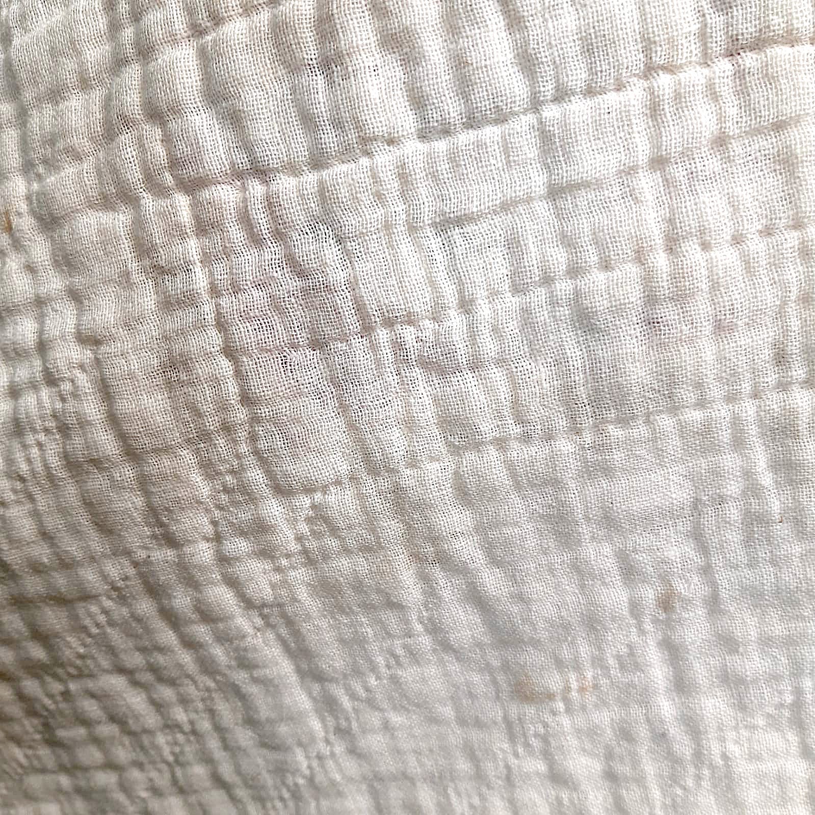 Plaid patchwork américain matelassé XIXème