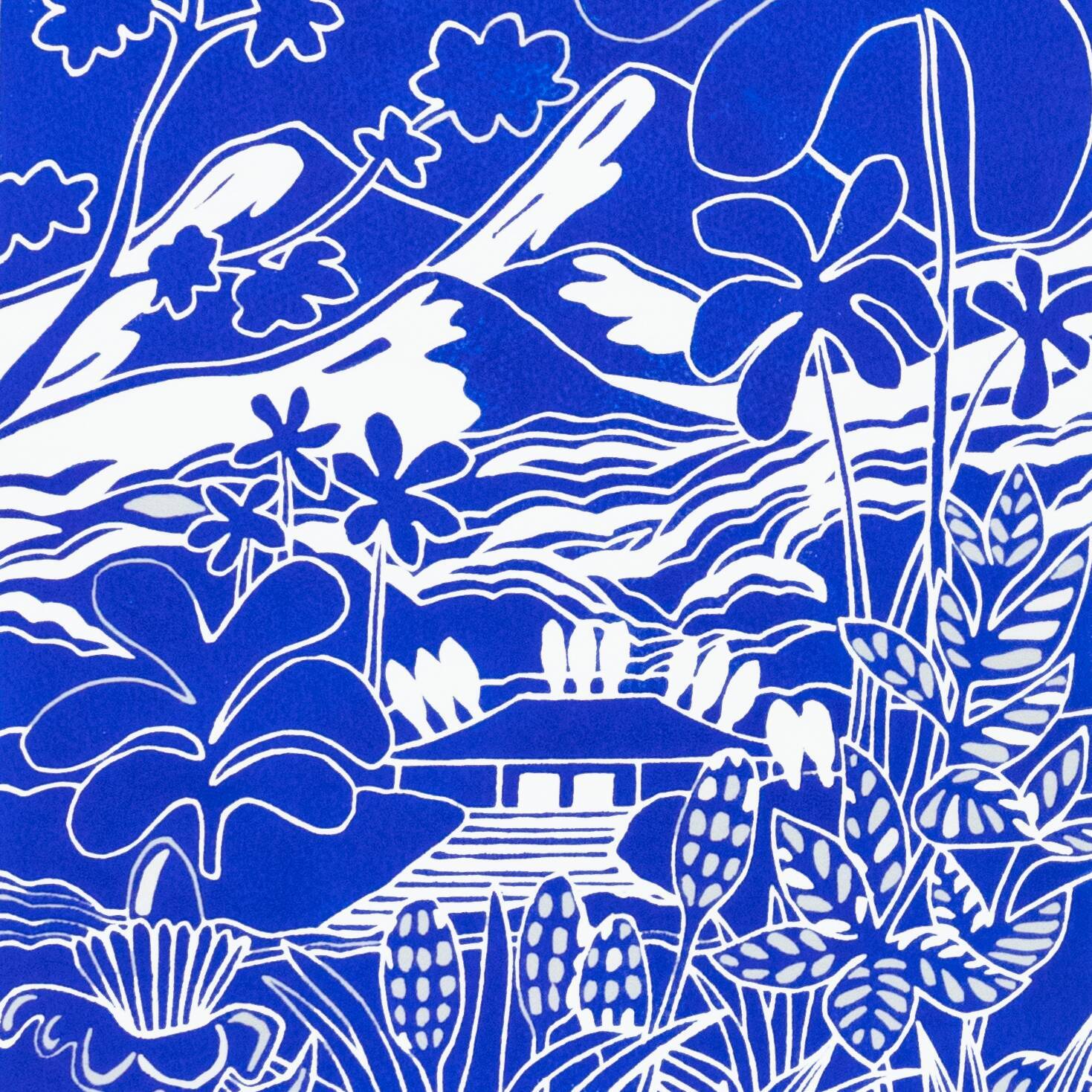 Balata Klein - Linocut