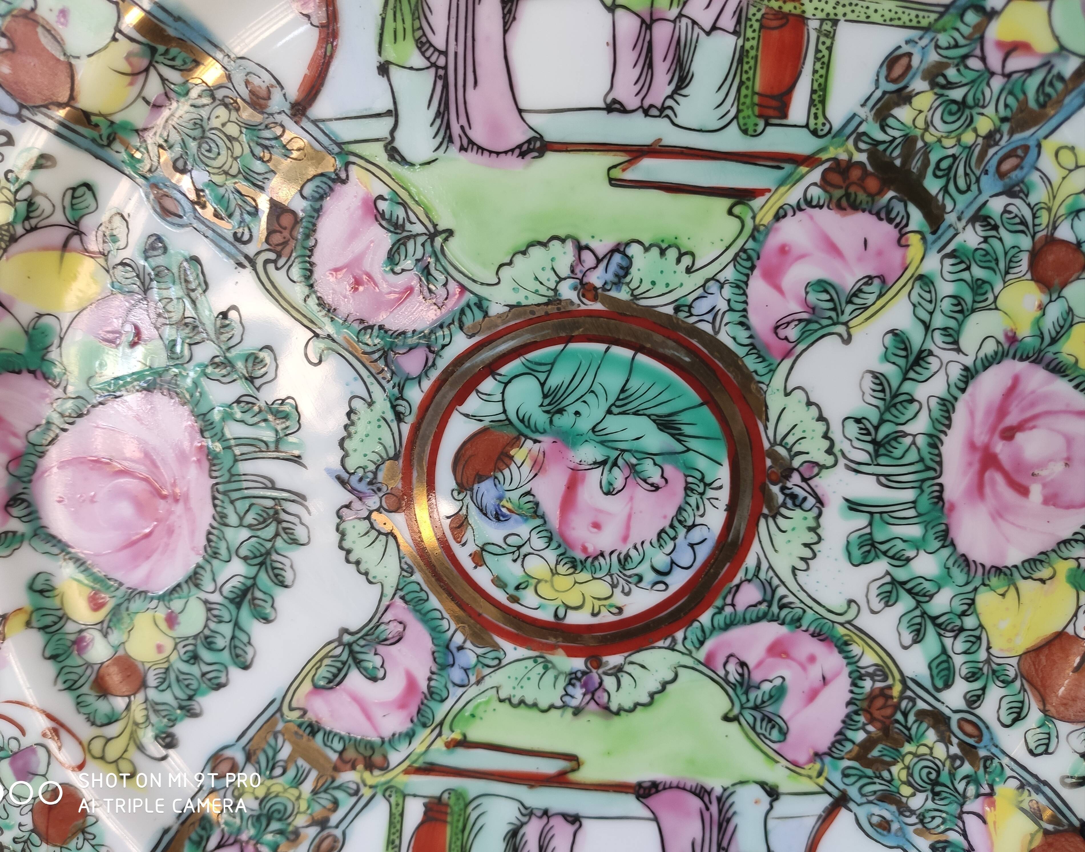 Assiette chinoise vintage