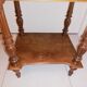 Louis XVI style bedside with marble top and carved door