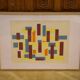 Painting on paper signed Jean Legros 1957