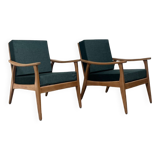 Pair of Scandinavian armchairs (renovated)