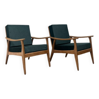 Paire de fauteuils scandinaves (rénovés)