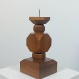 Vintage geometric candlestick from the 1950s.