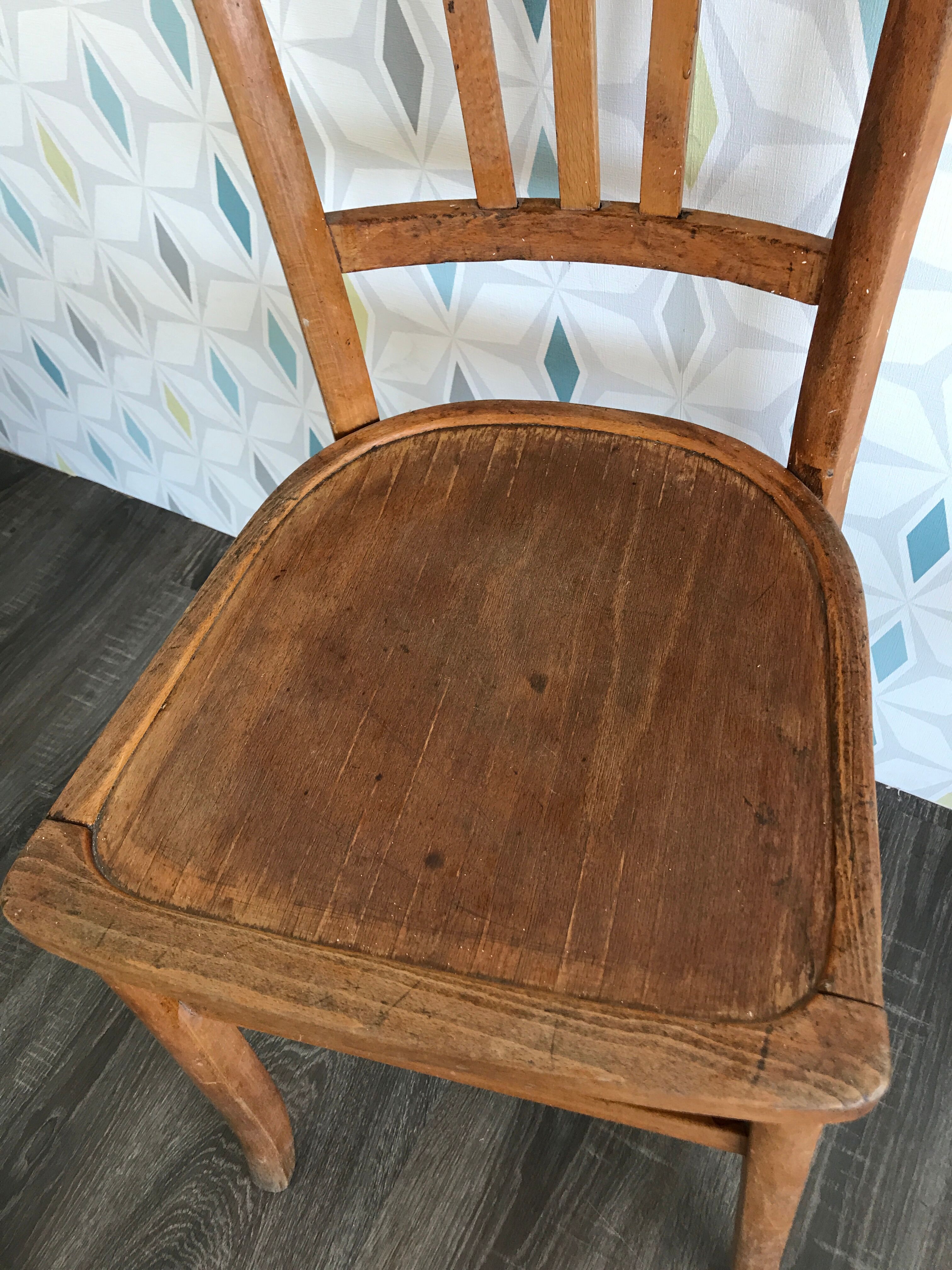 Light wood bistro chair