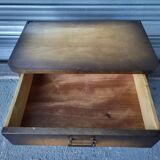 Vintage Scandinavian style dressing table, chest of drawers, triptych mirror and bedside table