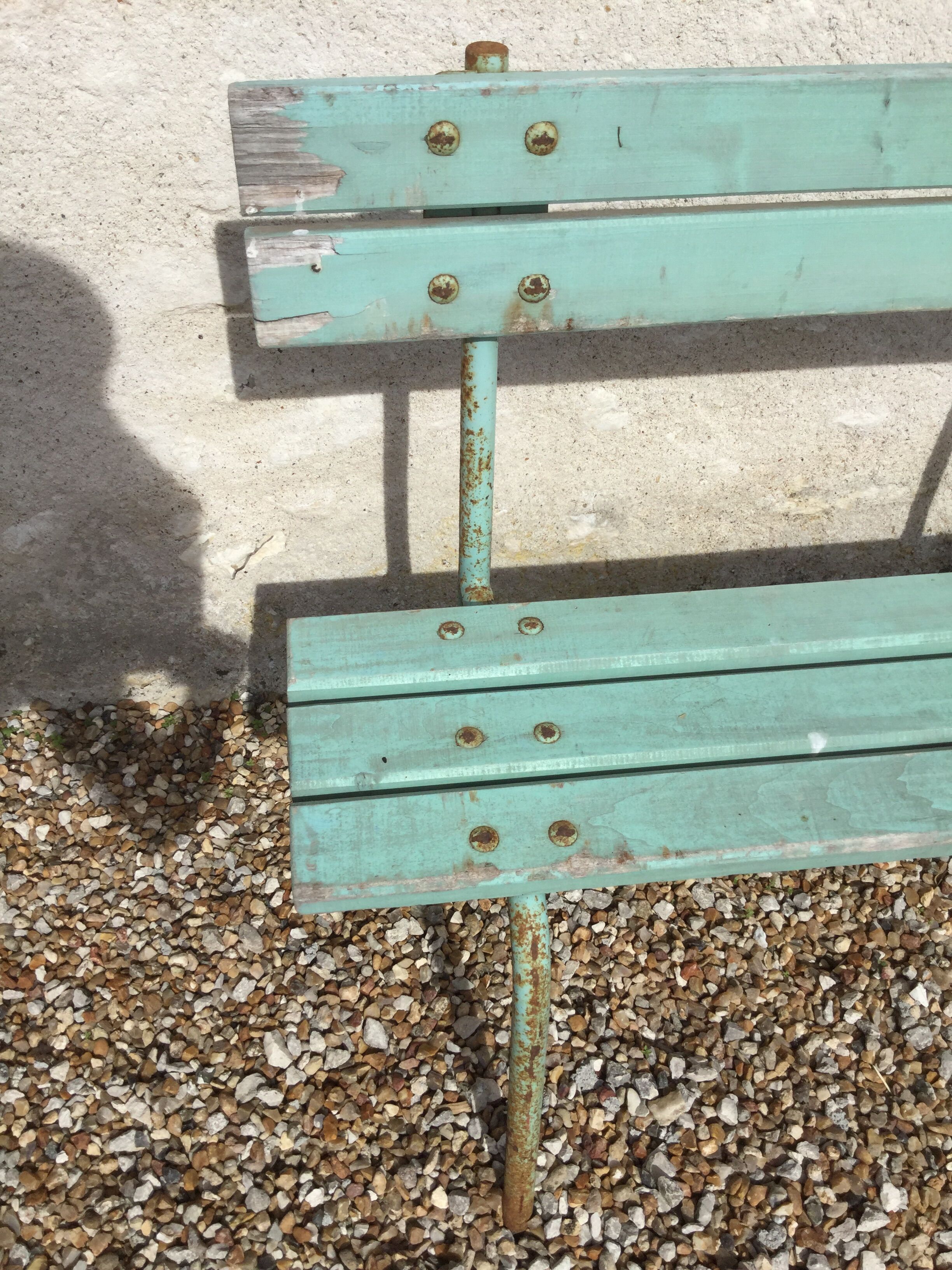 Vintage garden bench 50s