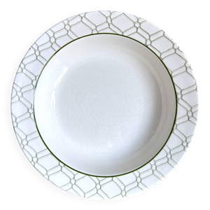 Grand plat rond creux