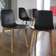 Suite de 8 chaises de bureau Lottus Chair, Enea