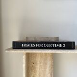 100% raw travertine console