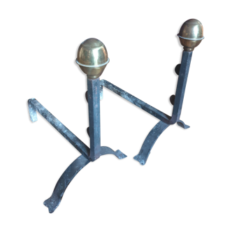 Pair of wrought iron channels